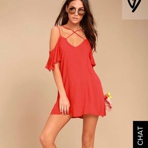Lulus Off shoulder mini dress